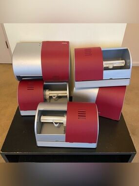 Cintas Toilet Paper Dispenser Commercial Replacement Wall Mounted Red Silver